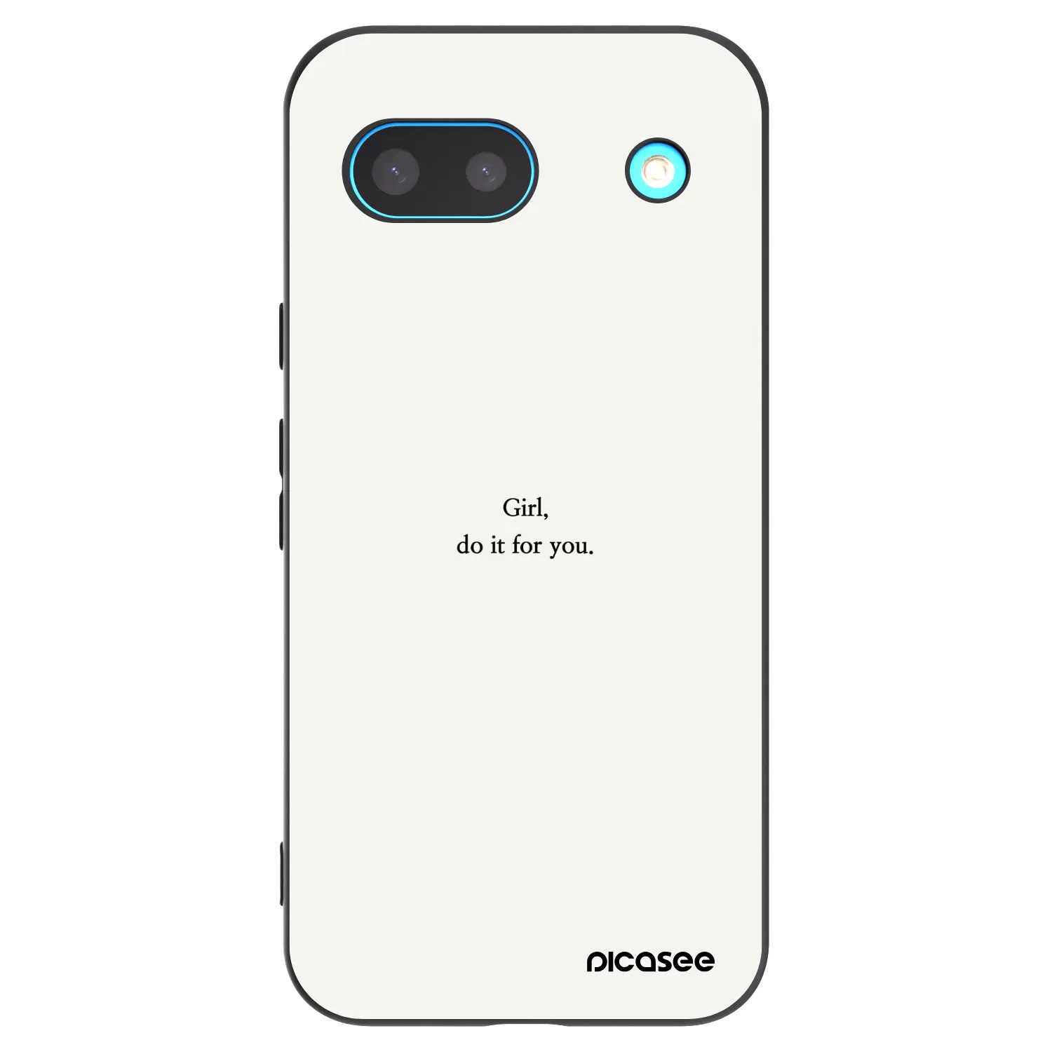Picasee husă neagră din silicon pentru Google Pixel 8 - Girl, do it for you