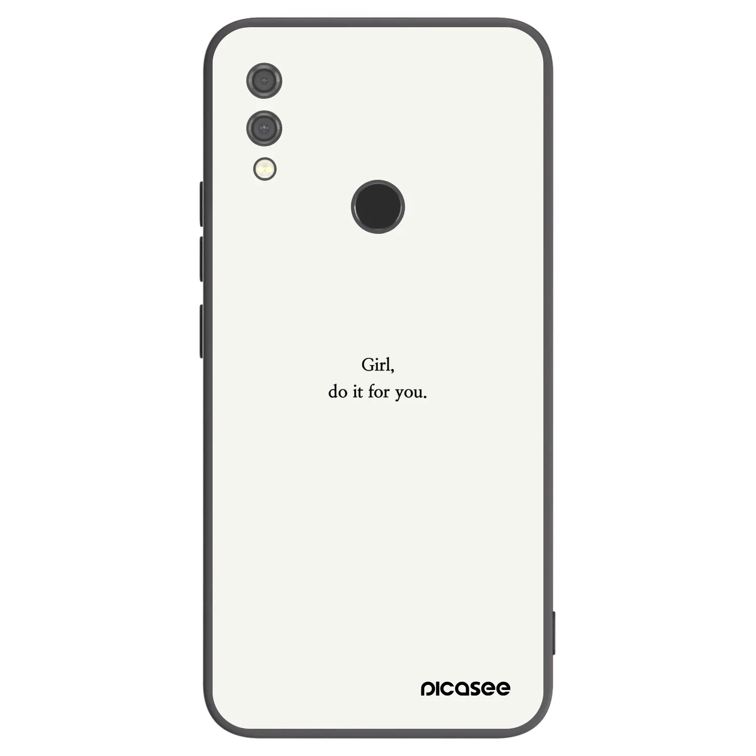 Picasee husă neagră din silicon pentru Xiaomi Redmi Note 7 - Girl, do it for you