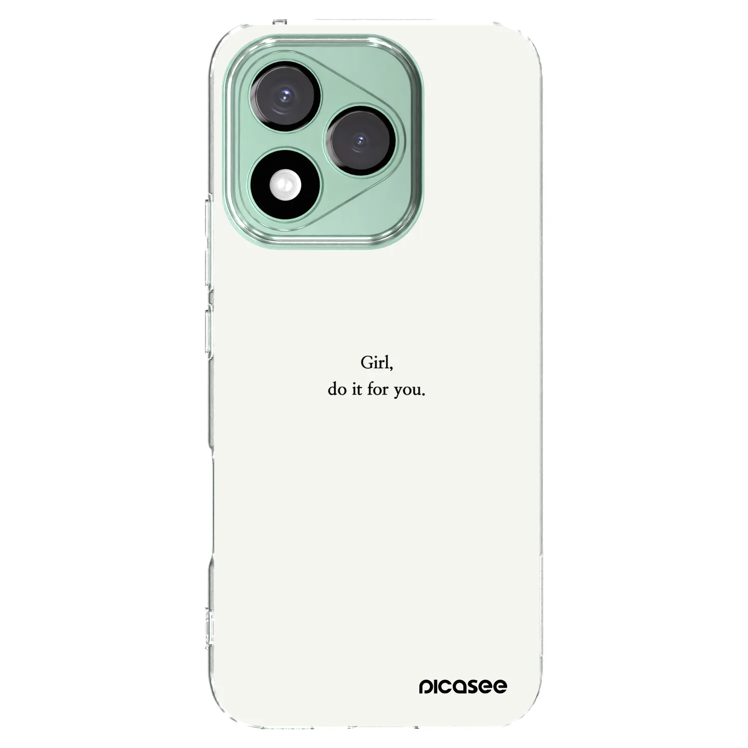 Picasee husă transparentă din silicon pentru Honor 400 Lite 5G - Girl, do it for you
