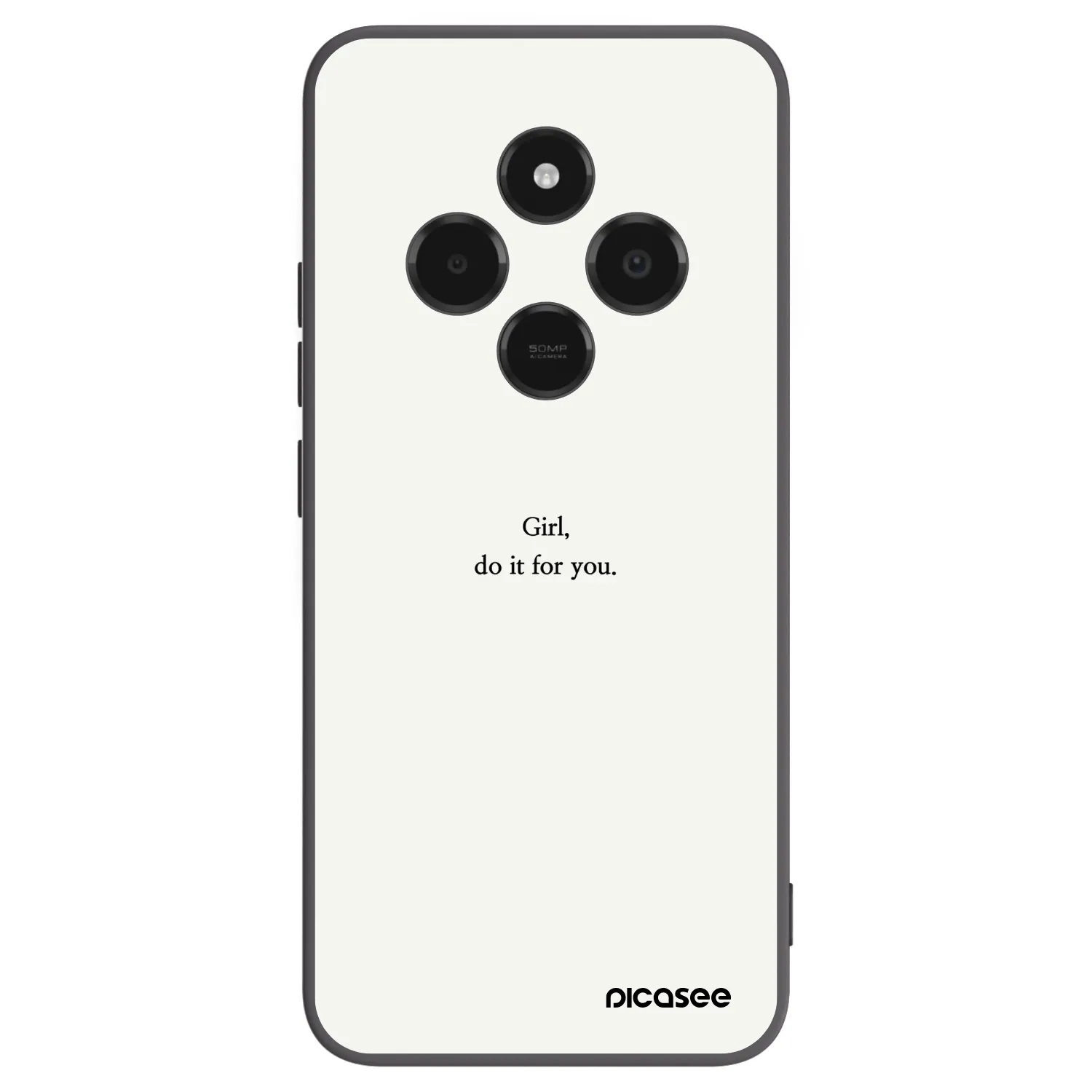 Picasee husă neagră din silicon pentru Xiaomi Poco C75 - Girl, do it for you