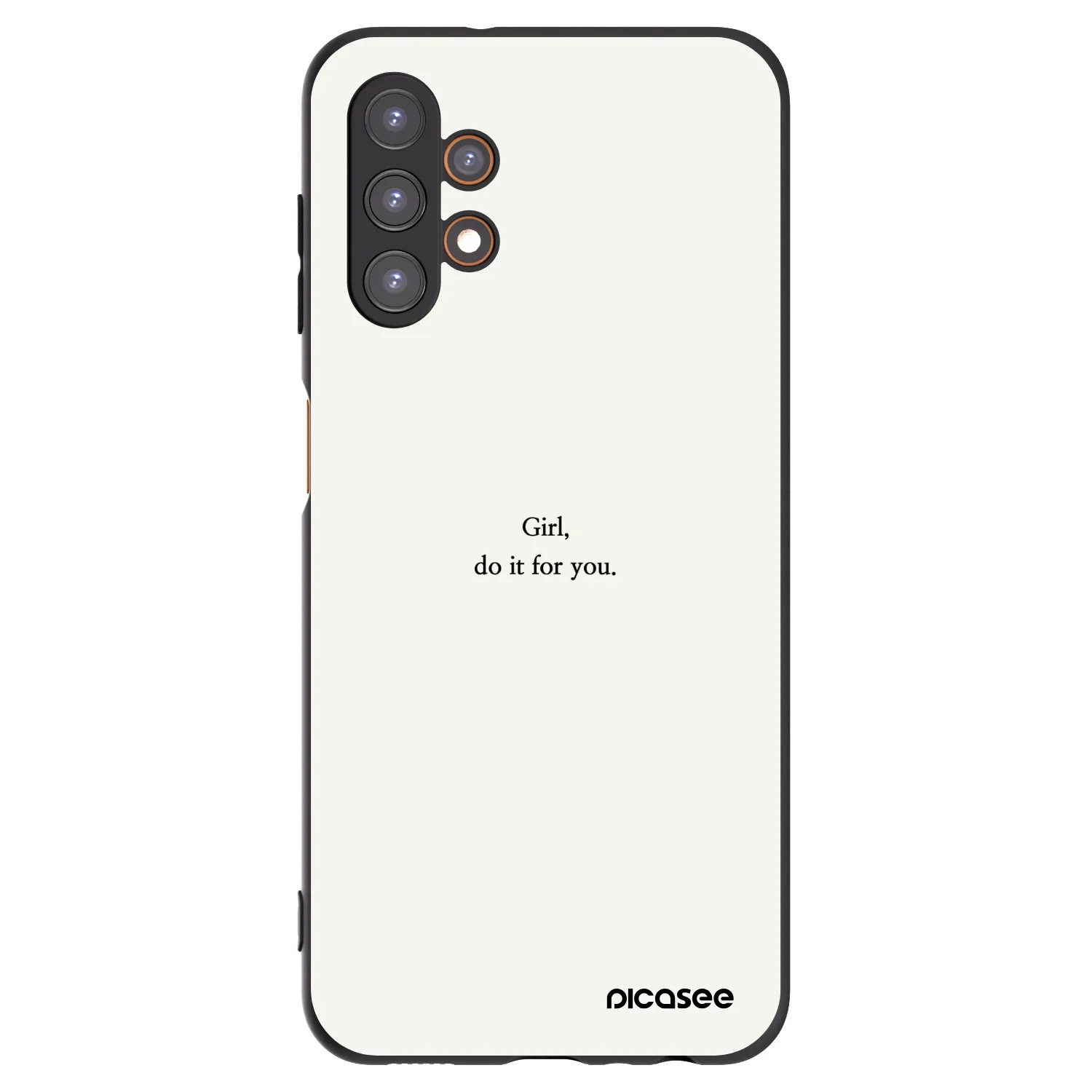 Picasee husă neagră din silicon pentru Samsung Galaxy A13 5G - Girl, do it for you
