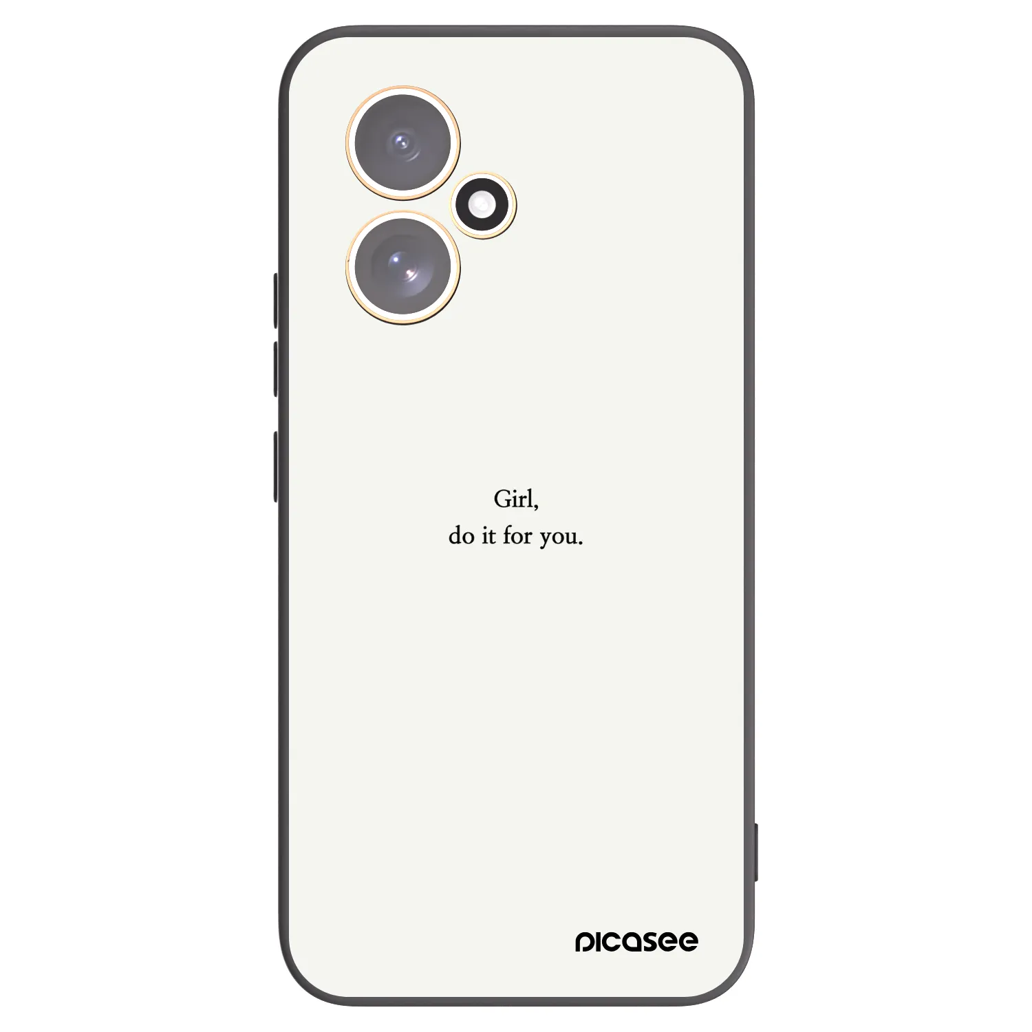 Picasee husă neagră din silicon pentru Honor 400 5G - Girl, do it for you