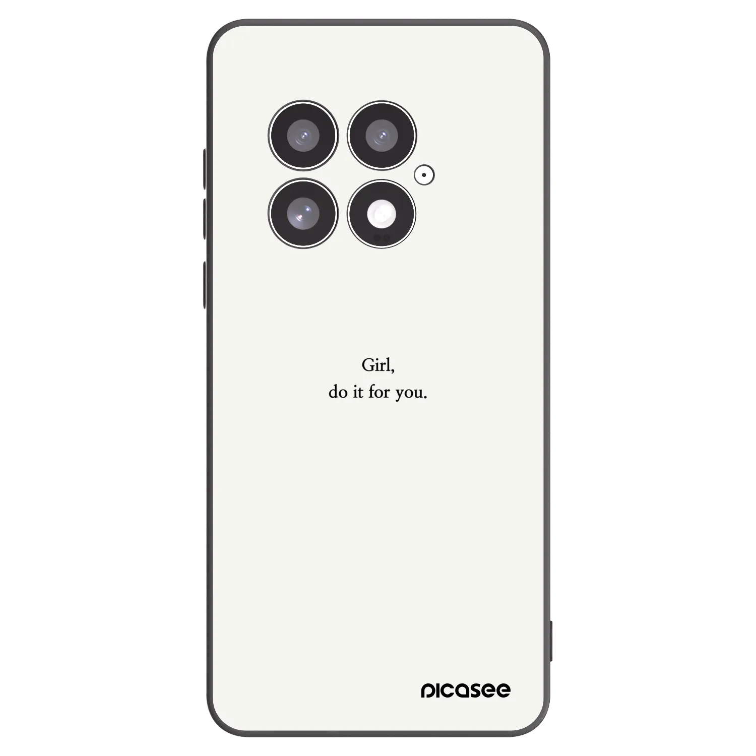 Picasee husă neagră din silicon pentru OnePlus 13 5G - Girl, do it for you