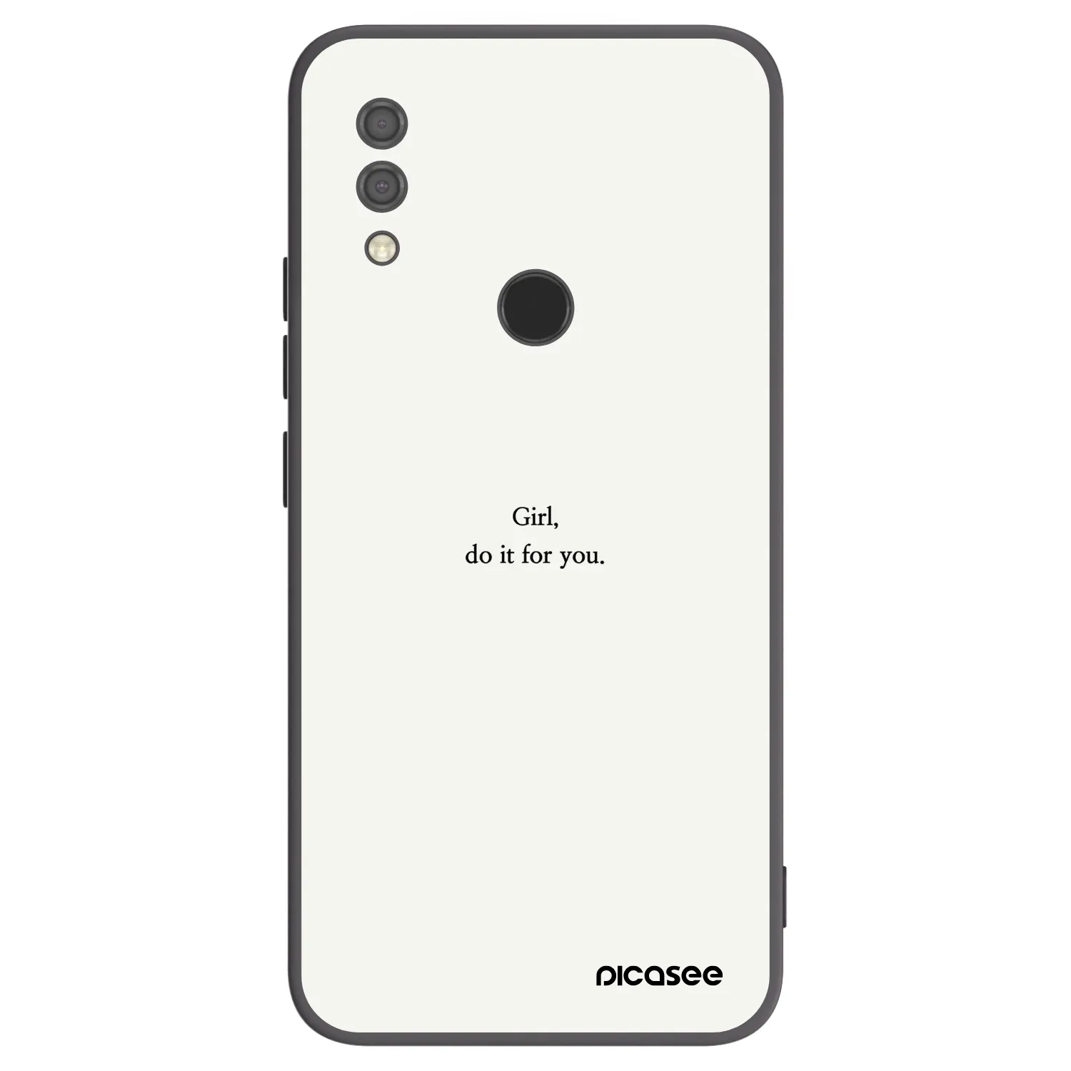 Picasee husă neagră din silicon pentru Xiaomi Redmi 7 - Girl, do it for you