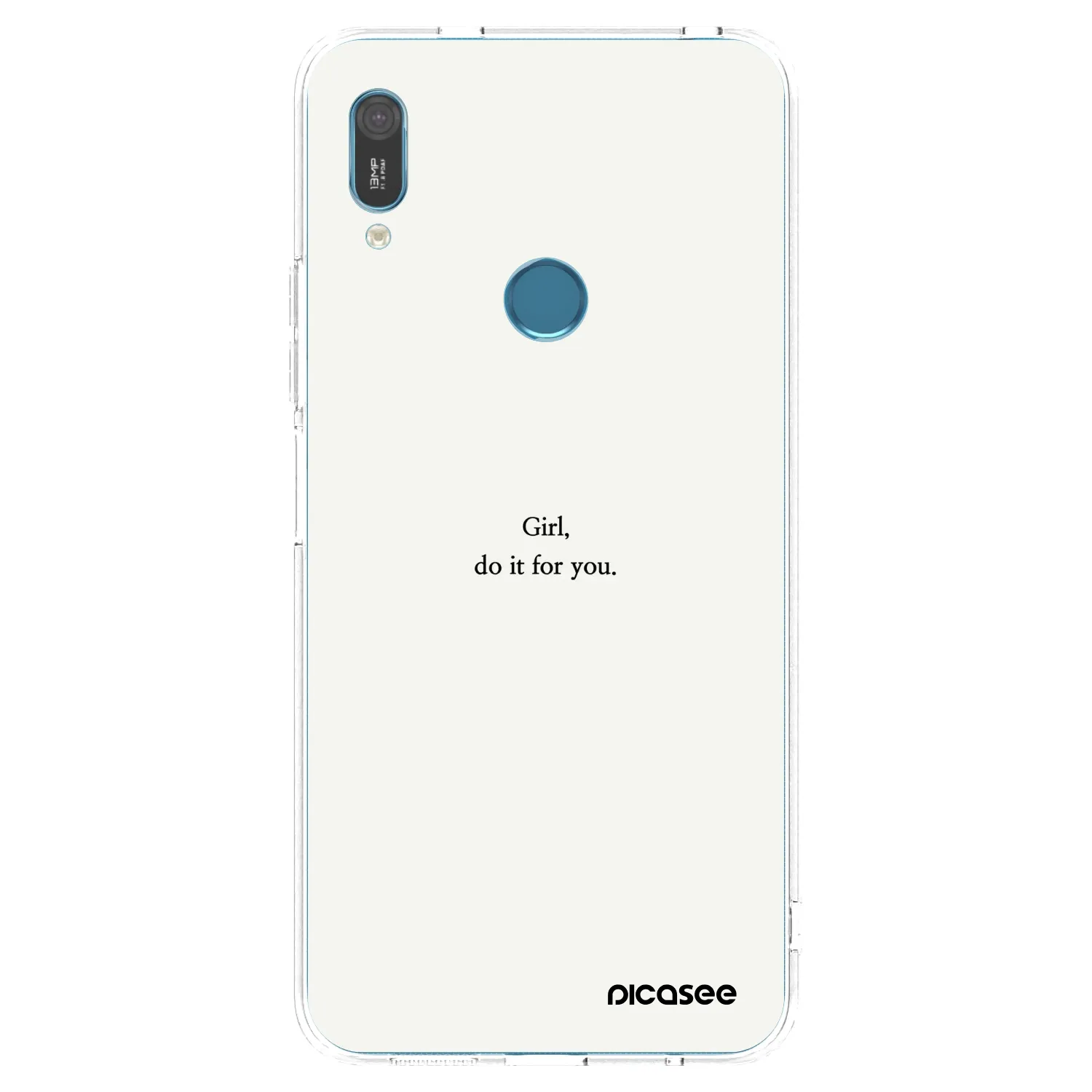 Picasee husă transparentă din silicon pentru Huawei Y6 2019 - Girl, do it for you