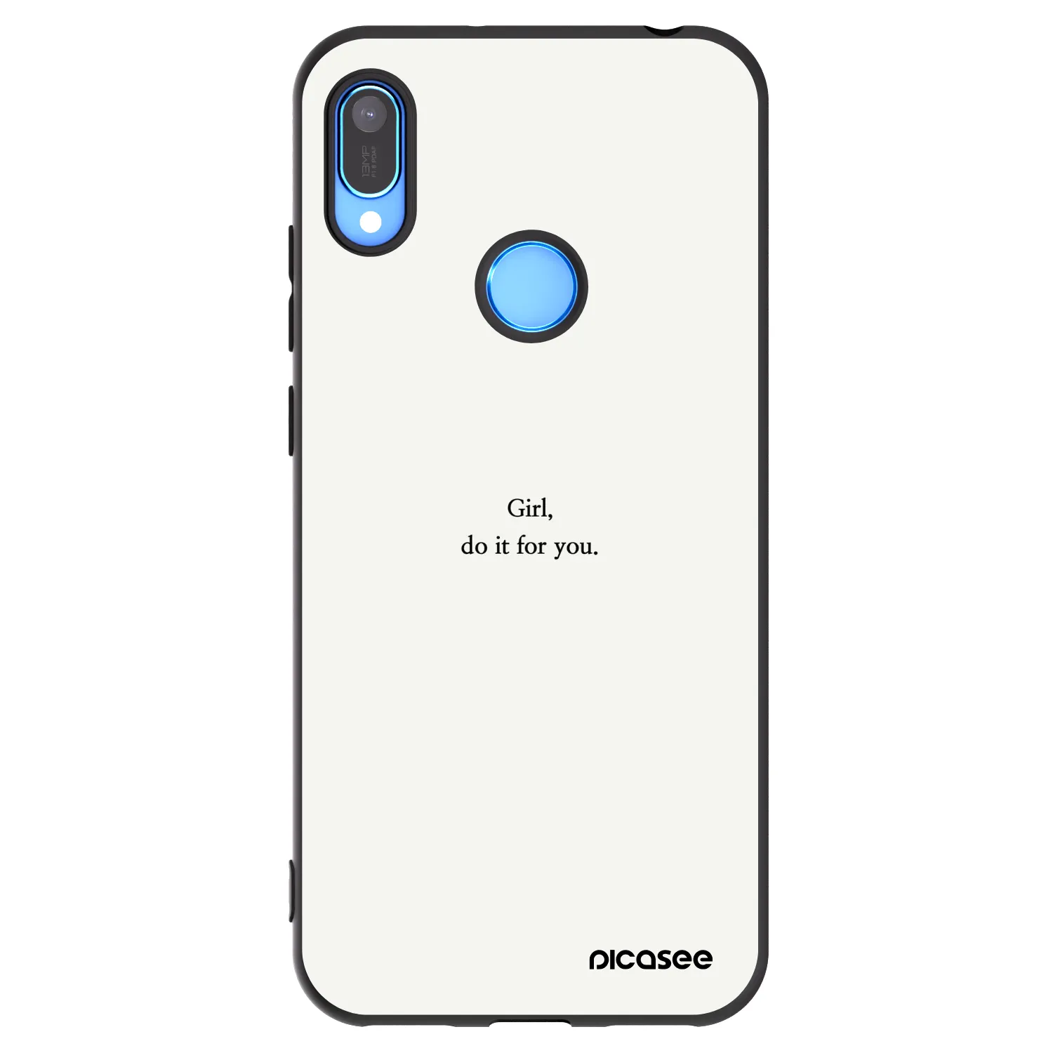 Picasee husă neagră din silicon pentru Huawei Y6 2019 - Girl, do it for you