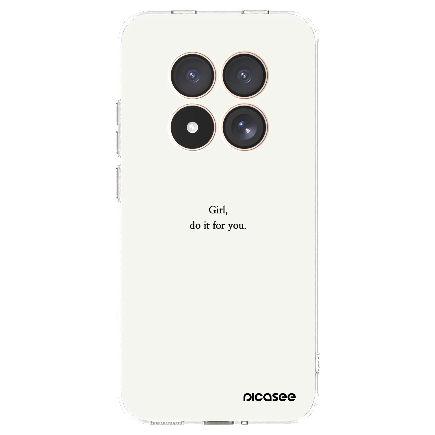 Picasee husă transparentă din silicon pentru Xiaomi Redmi Note 15 Pro 4G - Girl, do it for you