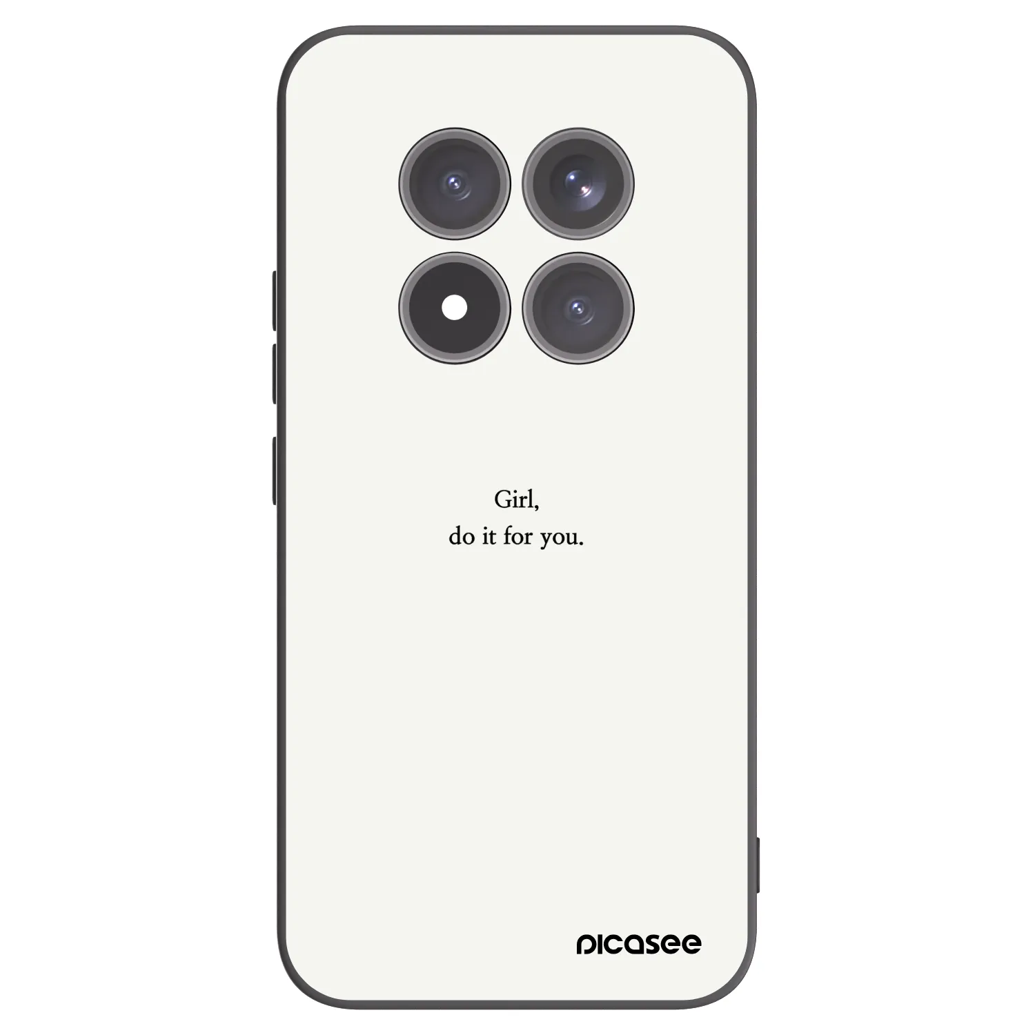 Picasee husă neagră din silicon pentru Xiaomi Redmi Note 15 Pro+ - Girl, do it for you