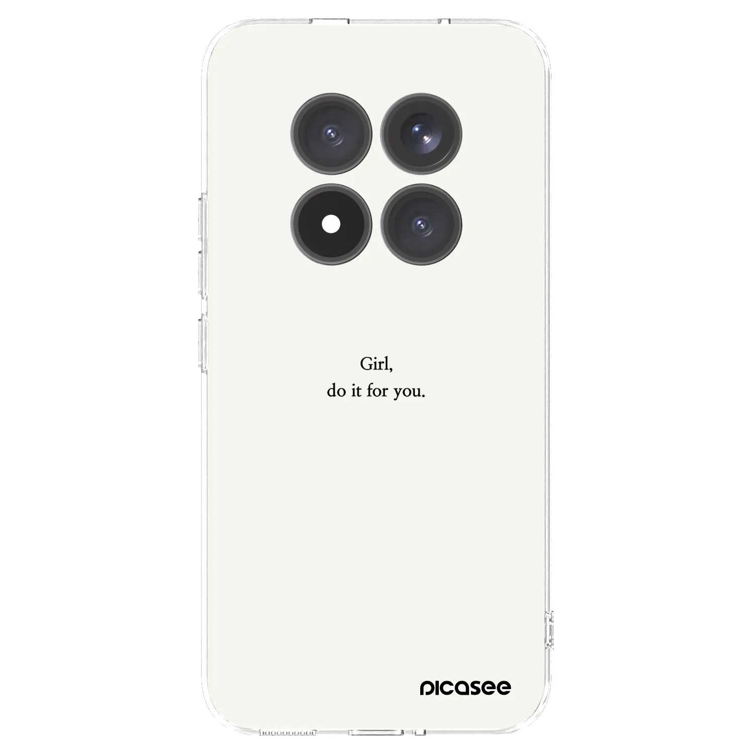 Picasee husă transparentă din silicon pentru Xiaomi Redmi Note 15 Pro+ - Girl, do it for you