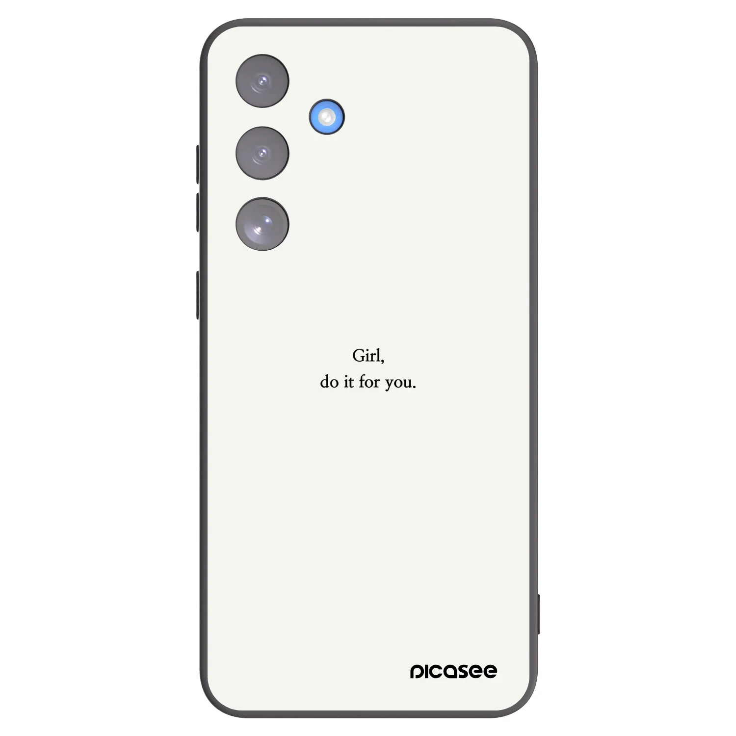 Picasee husă neagră din silicon pentru Samsung Galaxy S25 FE 5G - Girl, do it for you