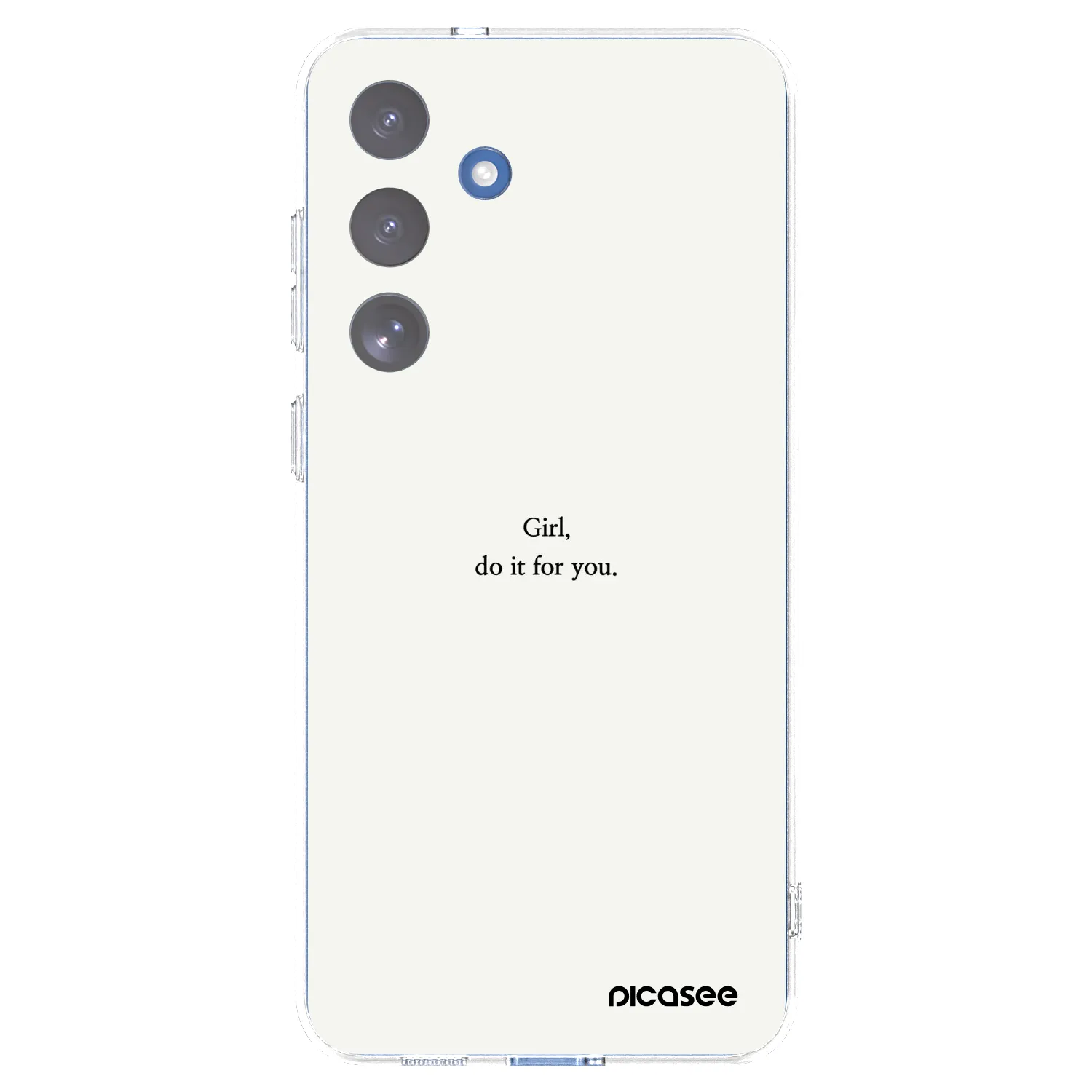 Picasee husă transparentă din silicon pentru Samsung Galaxy S25 FE 5G - Girl, do it for you