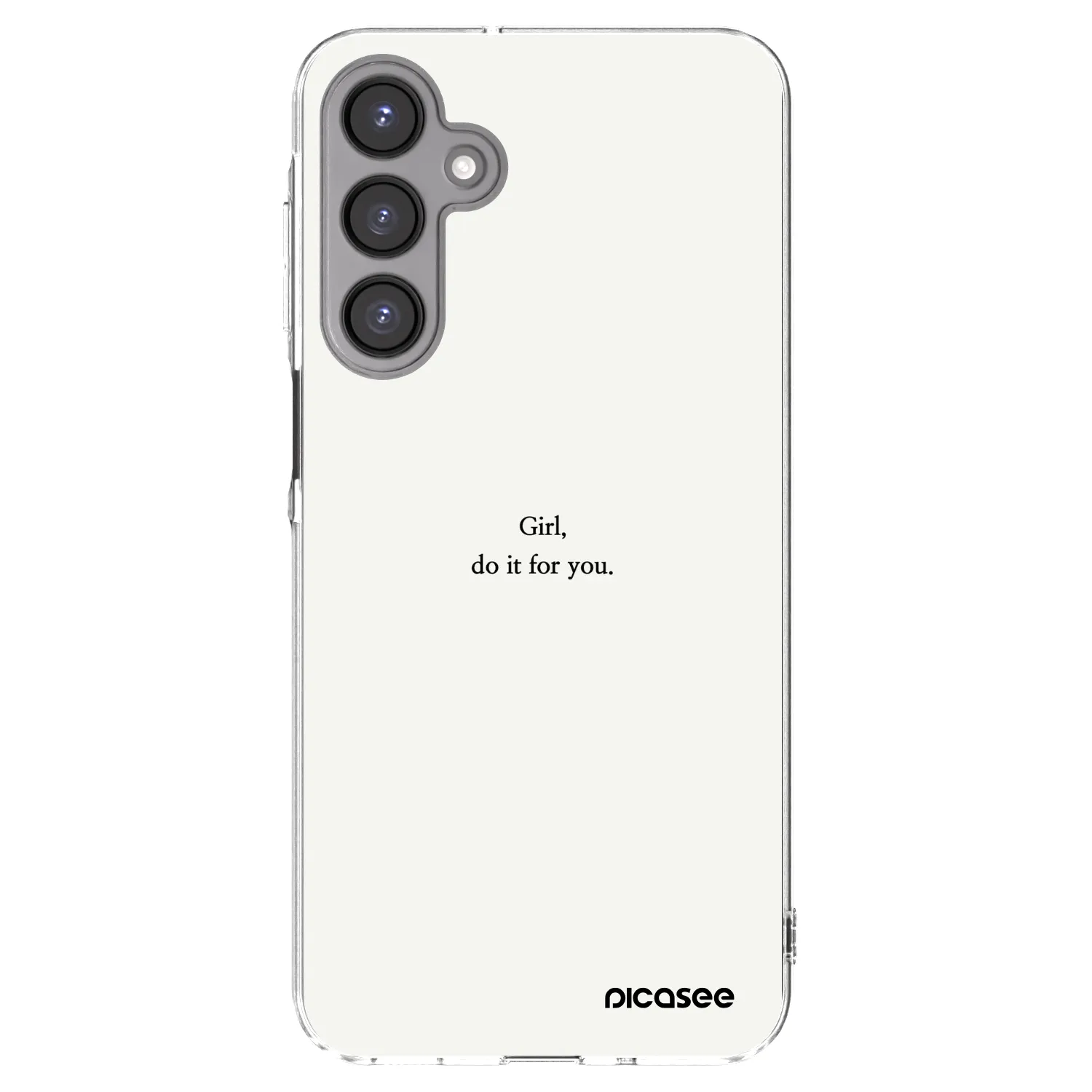 Picasee husă transparentă din silicon pentru Samsung Galaxy A16 4G - Girl, do it for you