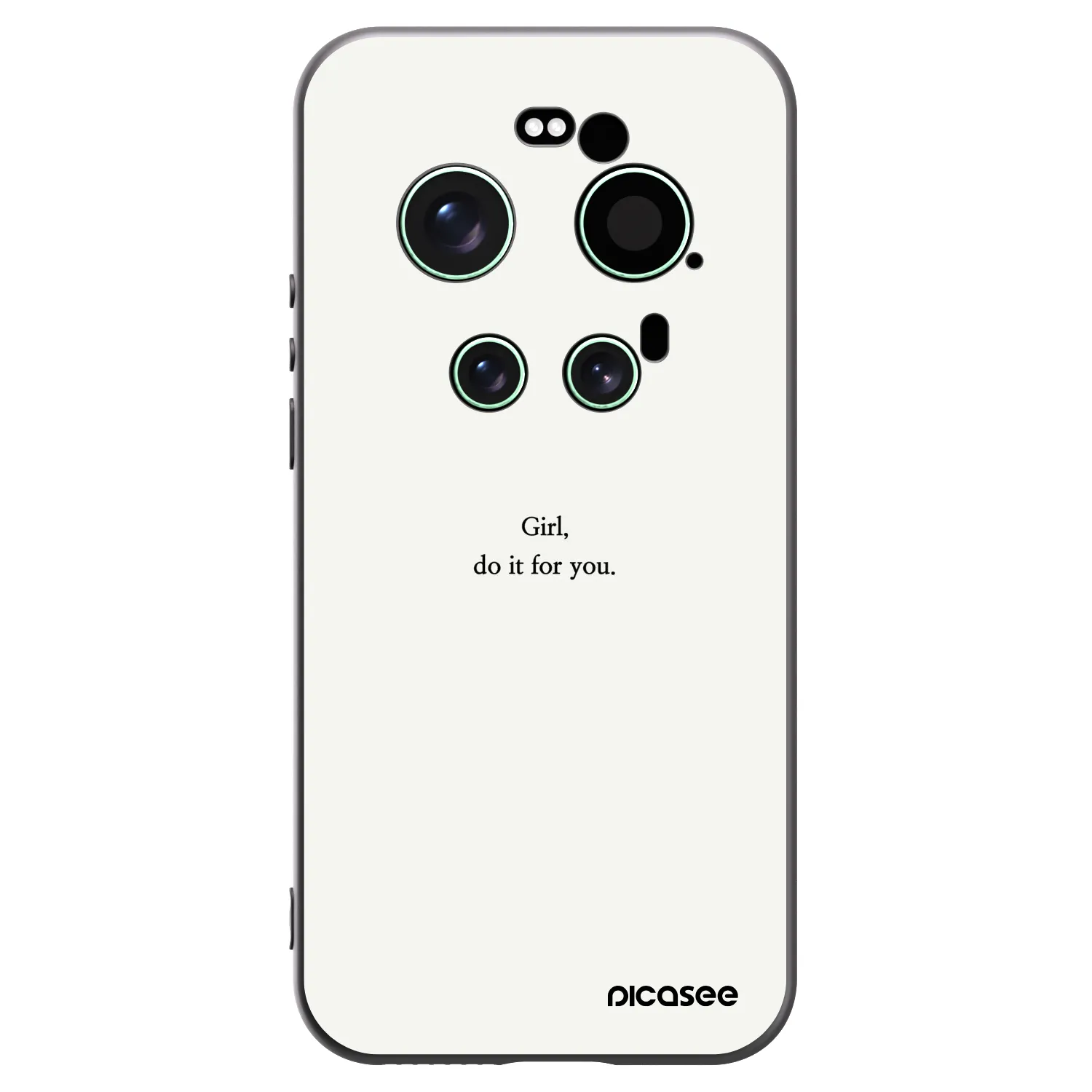 Picasee husă neagră din silicon pentru Xiaomi 17 Ultra - Girl, do it for you