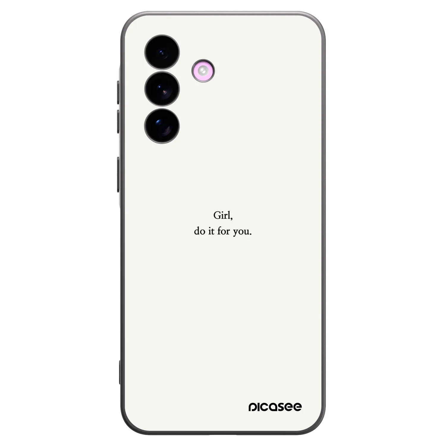 Picasee husă neagră din silicon pentru Samsung Galaxy A57 5G - Girl, do it for you