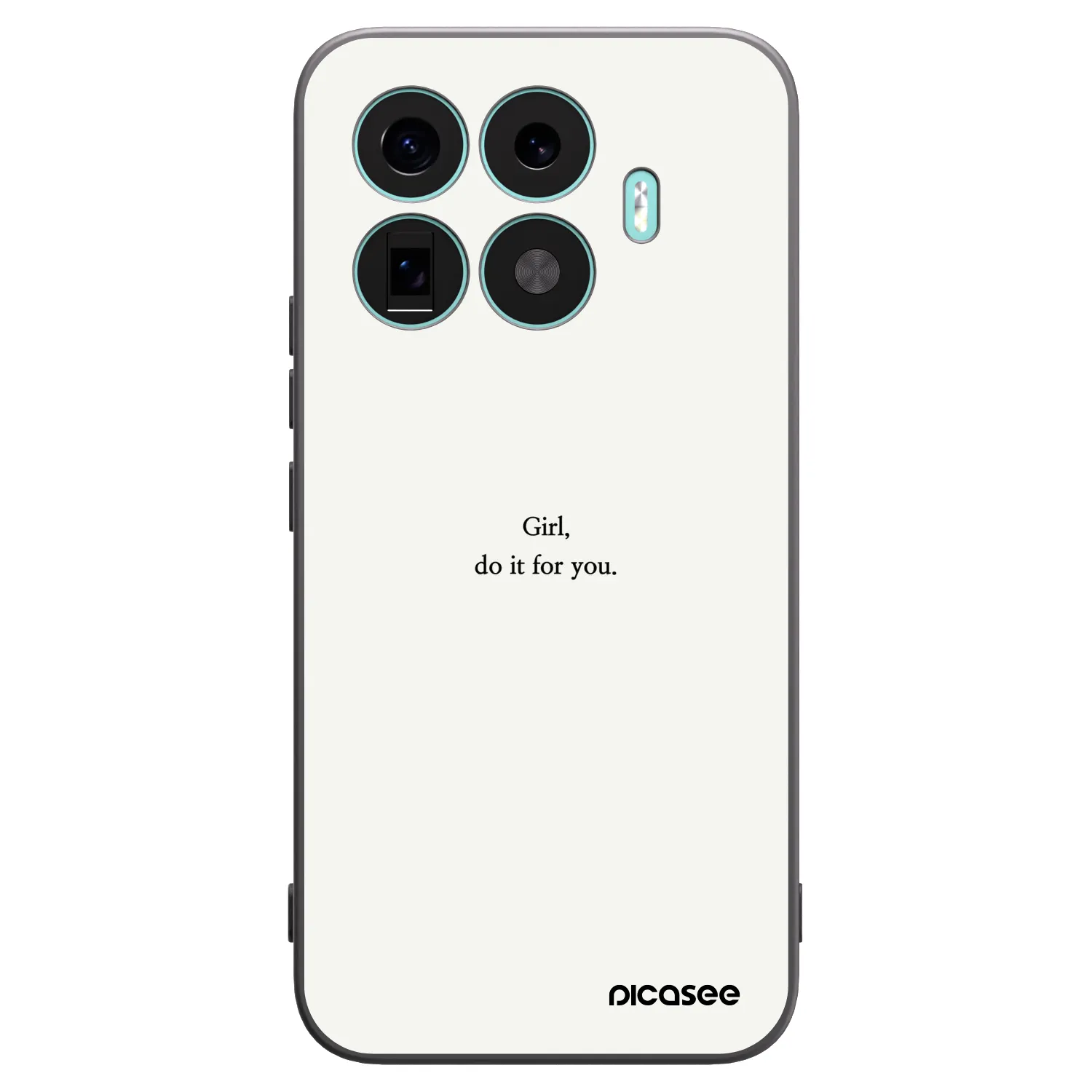Picasee husă neagră din silicon pentru Xiaomi 17T Pro - Girl, do it for you
