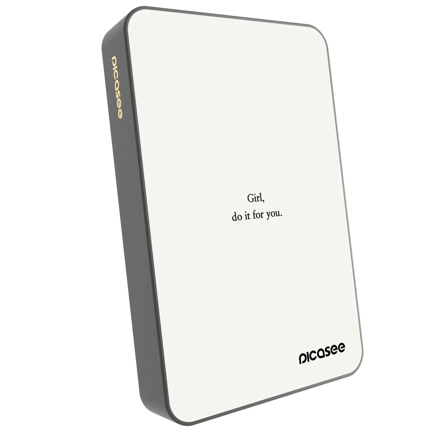 Picasee Powerbank cu MagSafe 10 000 mAh Gri - Girl, do it for you