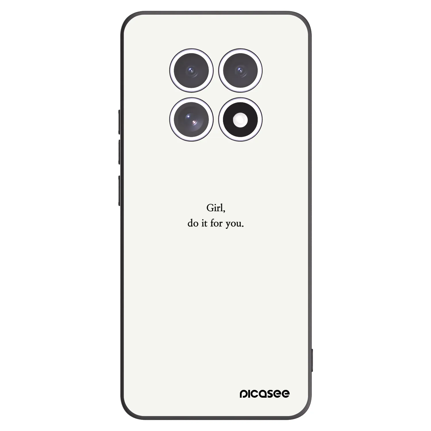 Picasee husă neagră din silicon pentru Xiaomi Redmi Note 15 5G - Girl, do it for you