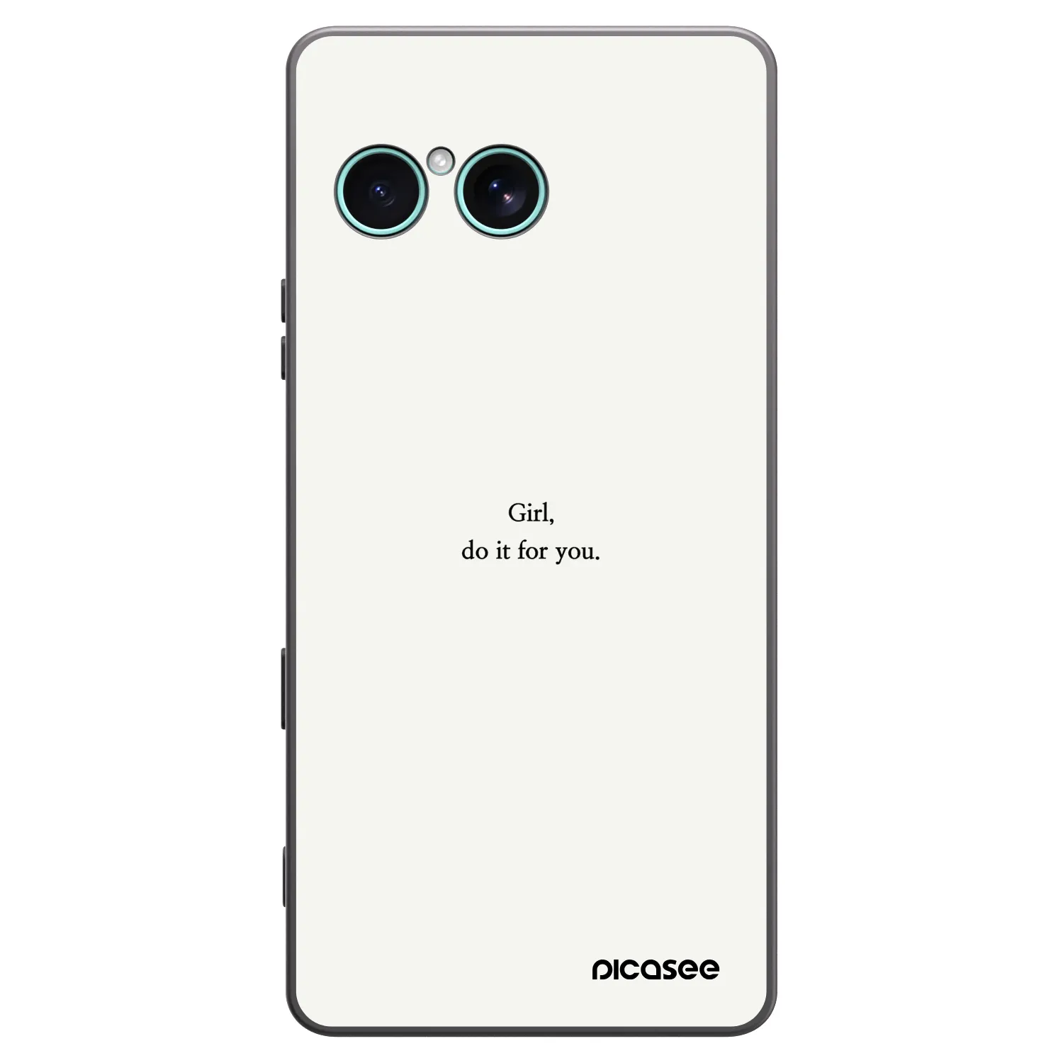 Picasee husă neagră din silicon pentru Sony Xperia 10 VII - Girl, do it for you