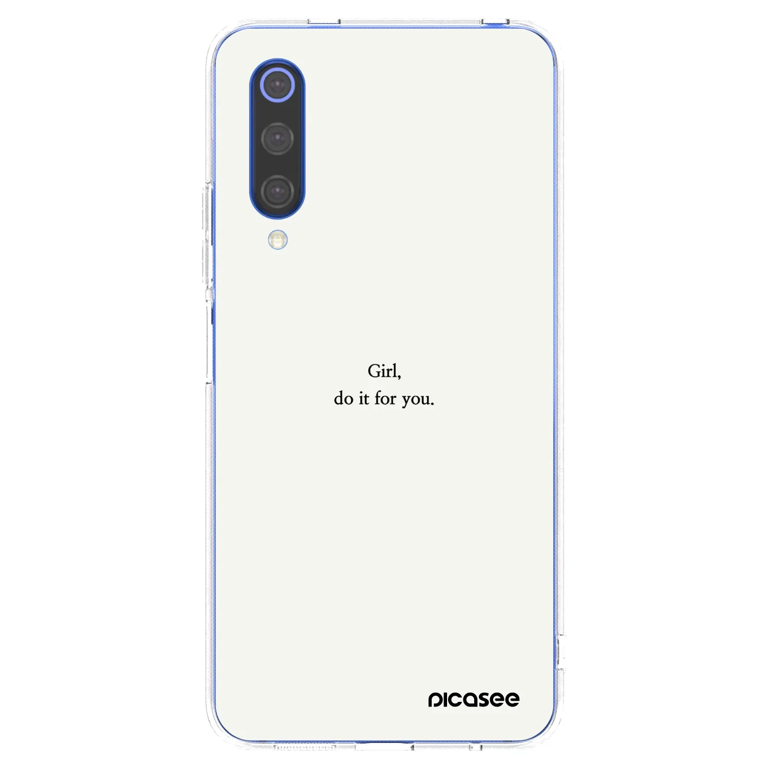 Picasee husă transparentă din silicon pentru Xiaomi Mi 9 SE - Girl, do it for you
