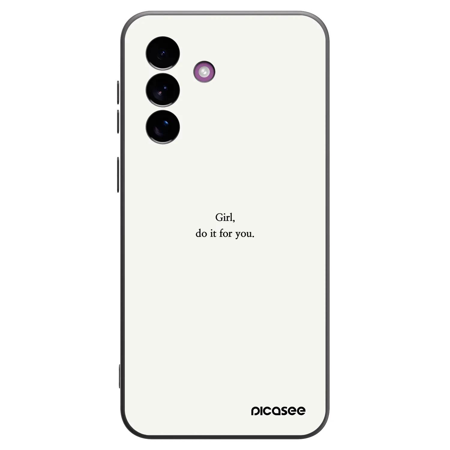 Picasee husă neagră din silicon pentru Samsung Galaxy A37 - Girl, do it for you