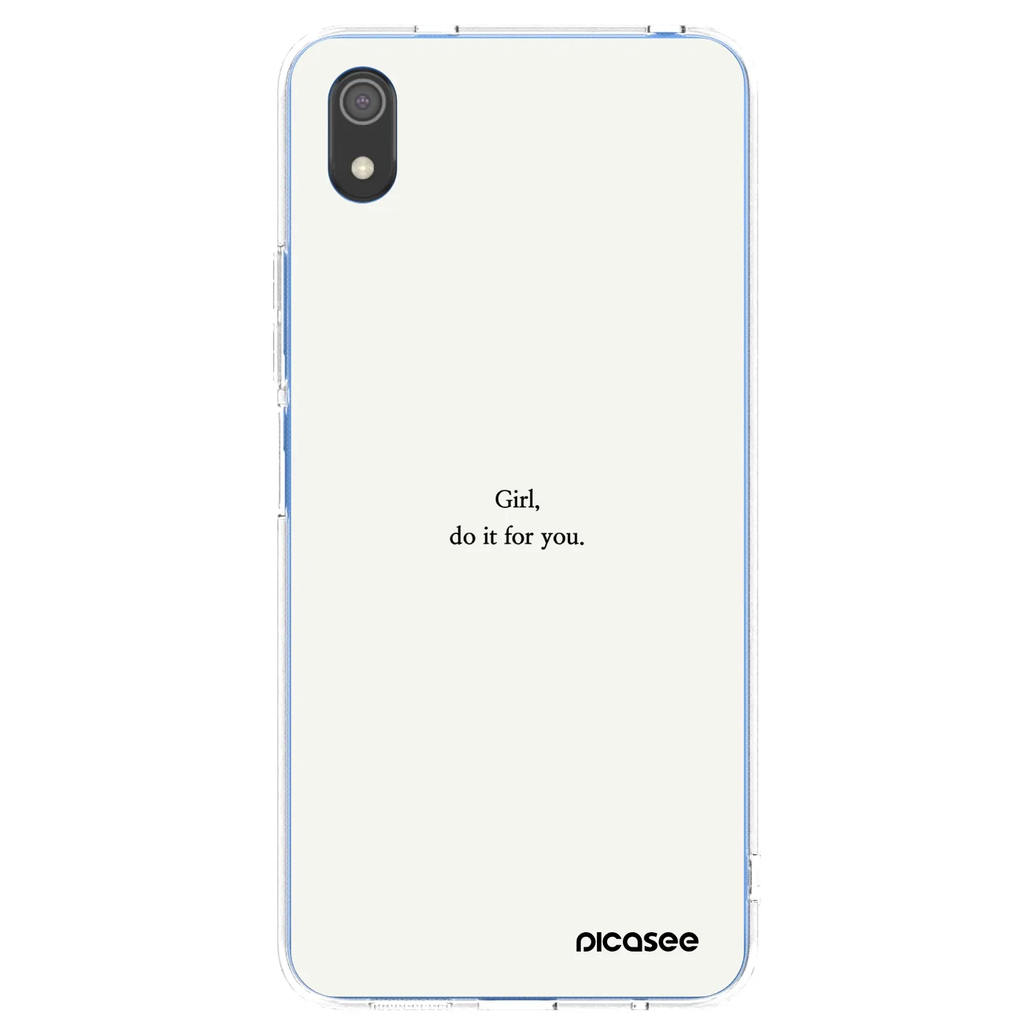 Picasee husă transparentă din silicon pentru Xiaomi Redmi 7A - Girl, do it for you
