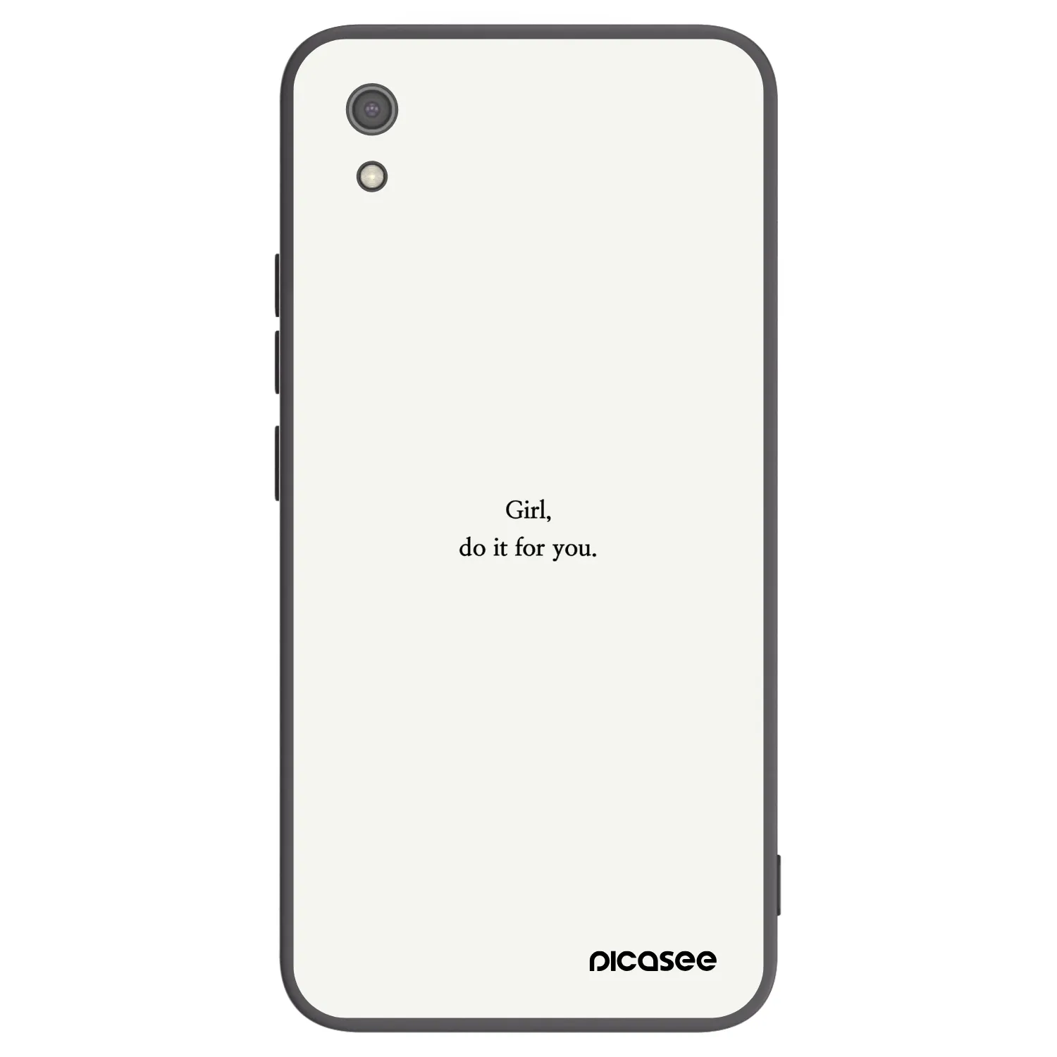 Picasee husă neagră din silicon pentru Xiaomi Redmi 7A - Girl, do it for you