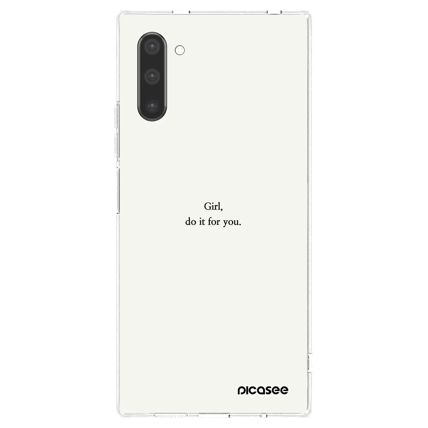 Picasee husă transparentă din silicon pentru Samsung Galaxy Note 10 N970F - Girl, do it for you
