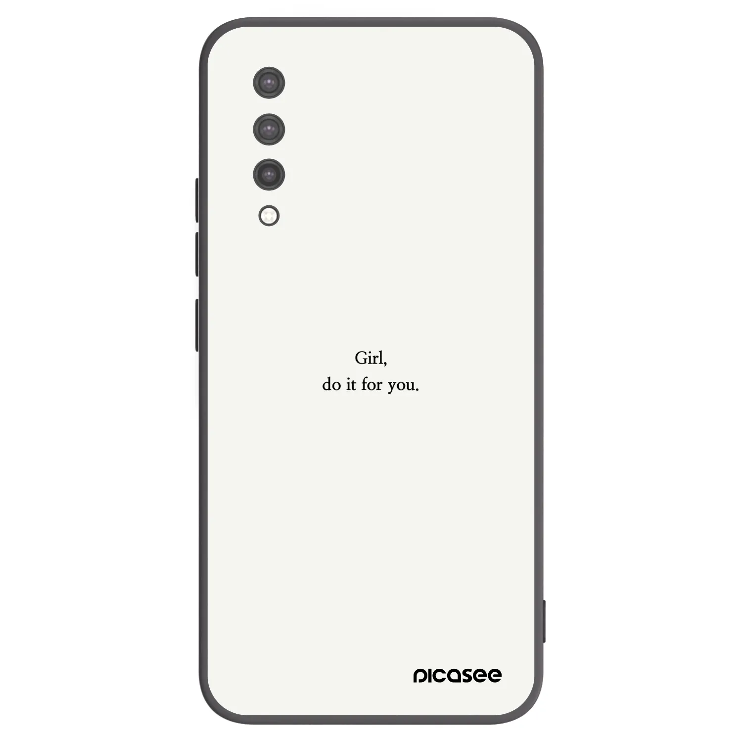 Picasee husă neagră din silicon pentru Xiaomi Mi 9 Lite - Girl, do it for you