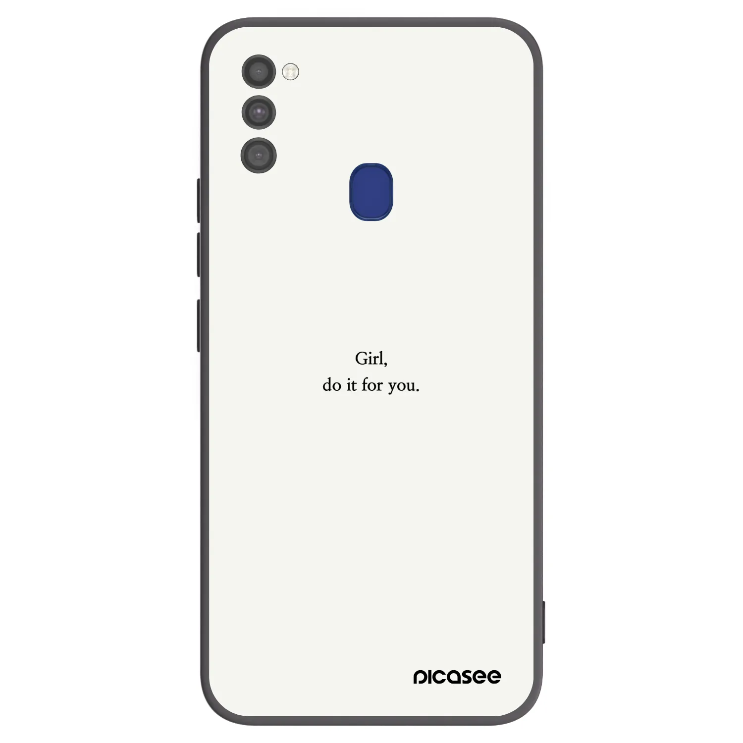 Picasee husă neagră din silicon pentru Samsung Galaxy M21 M215F - Girl, do it for you