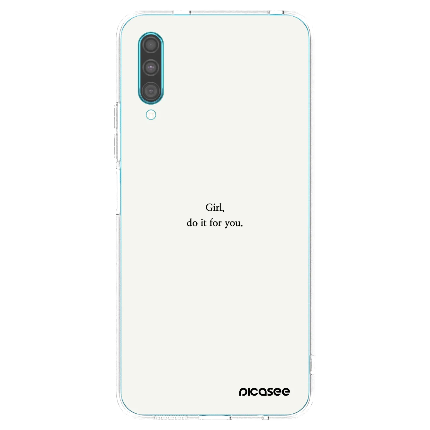 Picasee husă transparentă din silicon pentru Samsung Galaxy A30s A307F - Girl, do it for you