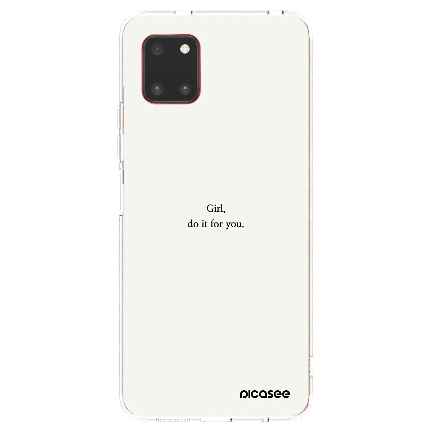 Picasee husă transparentă din silicon pentru Samsung Galaxy Note 10 Lite N770F - Girl, do it for you
