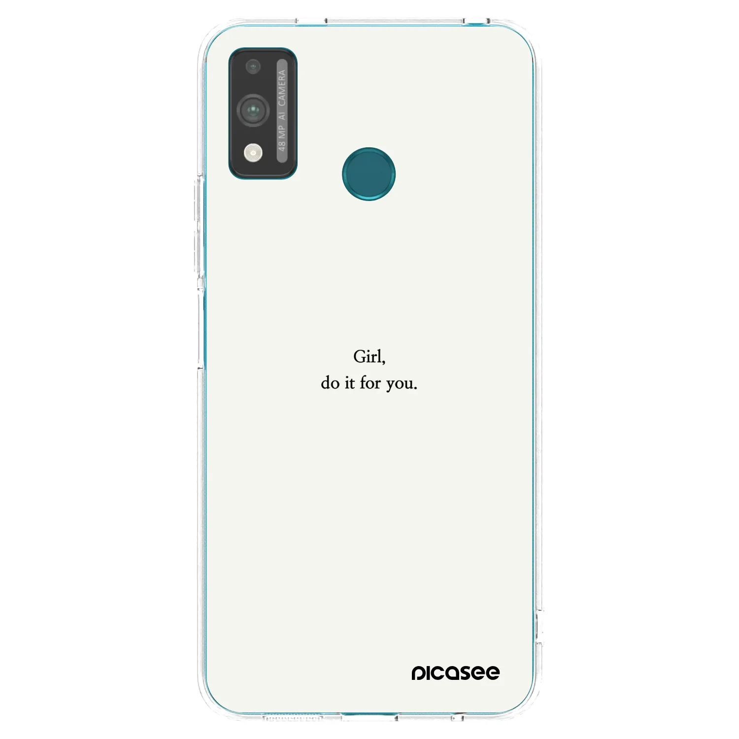 Picasee husă transparentă din silicon pentru Honor 9X Lite - Girl, do it for you