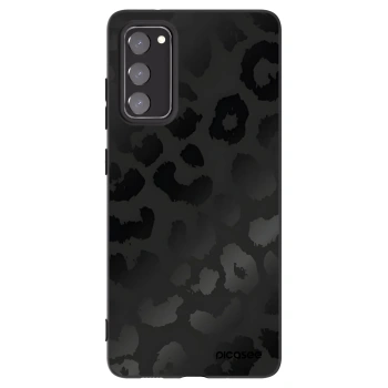 Picasee husă neagră din silicon pentru Samsung Galaxy S20 FE - Midnight Leopard
