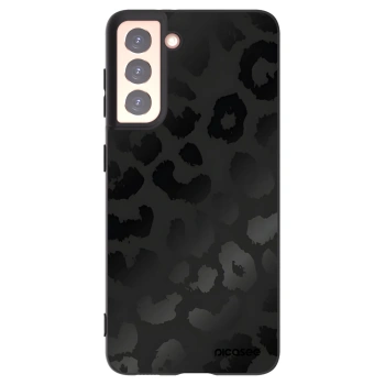 Picasee husă neagră din silicon pentru Samsung Galaxy S21 5G G991B - Midnight Leopard