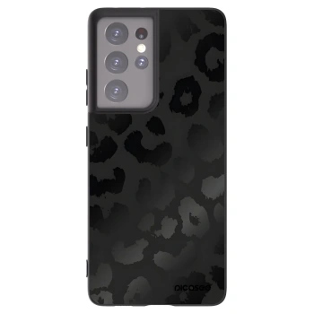 Picasee husă neagră din silicon pentru Samsung Galaxy S21 Ultra 5G G998B - Midnight Leopard