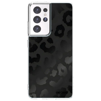 Picasee husă transparentă din silicon pentru Samsung Galaxy S21 Ultra 5G G998B - Midnight Leopard