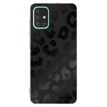 Picasee husă transparentă din silicon pentru Samsung Galaxy M31s - Midnight Leopard