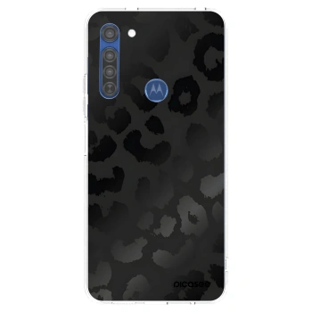 Husă pentru Motorola Moto G8 - Midnight Leopard
