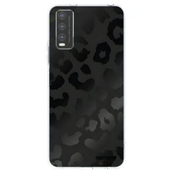 Picasee husă transparentă din silicon pentru Vivo Y20s - Midnight Leopard