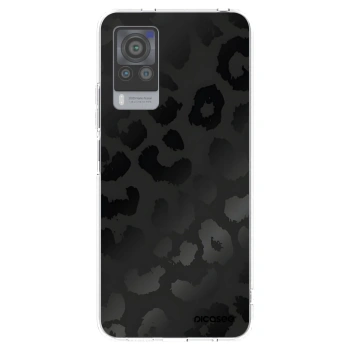 Picasee husă transparentă din silicon pentru Vivo X60 Pro 5G - Midnight Leopard