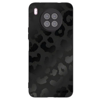 Picasee husă neagră din silicon pentru Huawei Nova 8i - Midnight Leopard