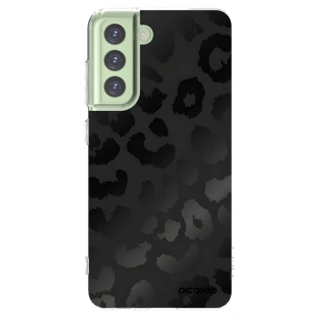 Picasee husă transparentă din silicon pentru Samsung Galaxy S21 FE 5G - Midnight Leopard