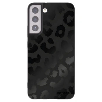 Picasee husă neagră din silicon pentru Samsung Galaxy S22+ 5G - Midnight Leopard