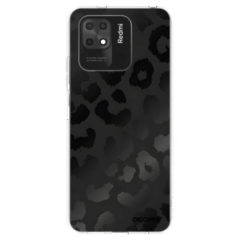 Picasee husă transparentă din silicon pentru Xiaomi Redmi 10C - Midnight Leopard