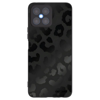 Picasee husă neagră din silicon pentru Honor X8 4G - Midnight Leopard