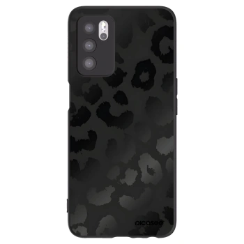 Picasee husă neagră din silicon pentru OPPO A16s - Midnight Leopard