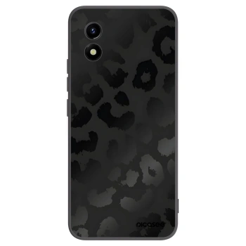 Picasee husă neagră din silicon pentru Vivo Y01 - Midnight Leopard