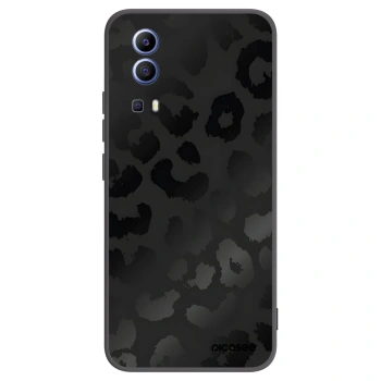 Picasee husă neagră din silicon pentru Vivo Y52 5G - Midnight Leopard