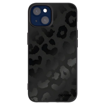 Picasee husă neagră din silicon pentru Apple iPhone 14 - Midnight Leopard