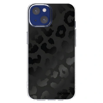Picasee husă transparentă din silicon pentru Apple iPhone 14 - Midnight Leopard